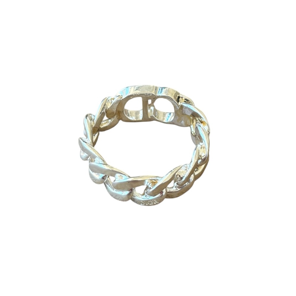 Dior 30Montaigne Silver Chain Ring - Picture 3 of 5
